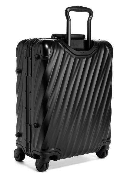 Valise cabine Continental 56 cm TUMI 19 Degree Aluminium Matte Black, vue arrière de trois quarts