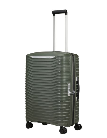 Valise Samsonite Upscape 81 cm Climbing Ivy, poignée télescopique déployée