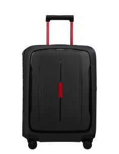 Valise cabine 4 roues 55 cm Samsonite Essens Charcoal/Red, référence 146909-1186