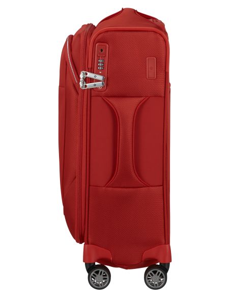 Valise Samsonite Re-Lite 55 cm Rouge Pavot, vue de profil