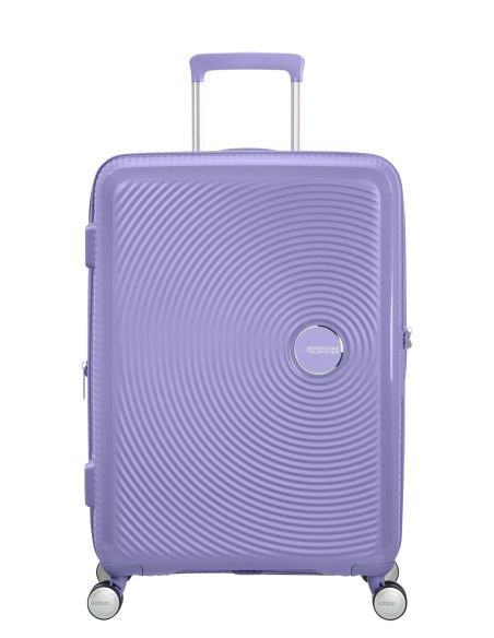 Valise soute extensible 4 roues 67 cm American Tourister Soundbox Lavande, référence 88473-1491