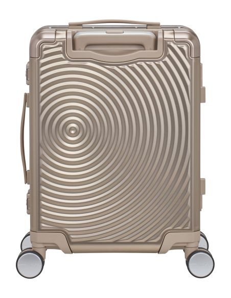 Dos de la valise American Tourister Soundbox Alu 55 cm Bronze