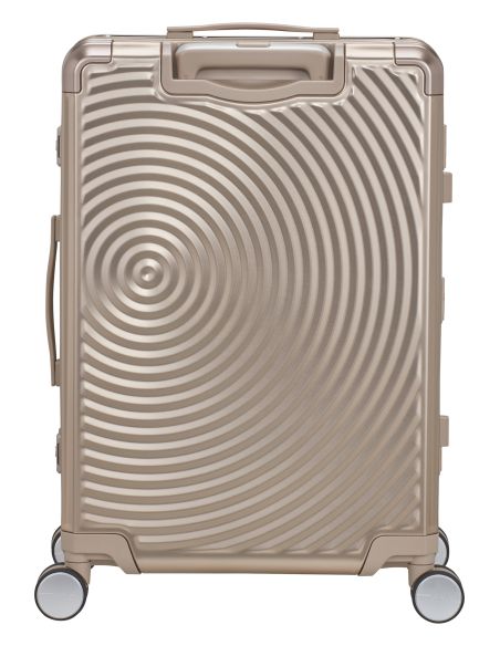 Dos de la valise American Tourister Soundbox Alu 68 cm Bronze