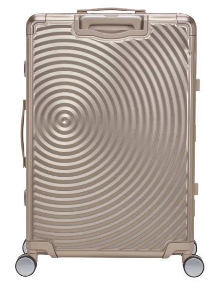 Dos de la valise American Tourister Soundbox Alu 77 cm Bronze