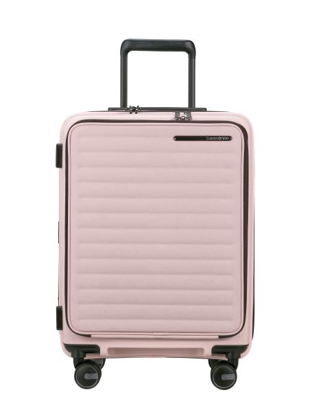 Valise cabine extensible avec poche PC 55 cm Samsonite Restackd Rose, référence 150703-1751