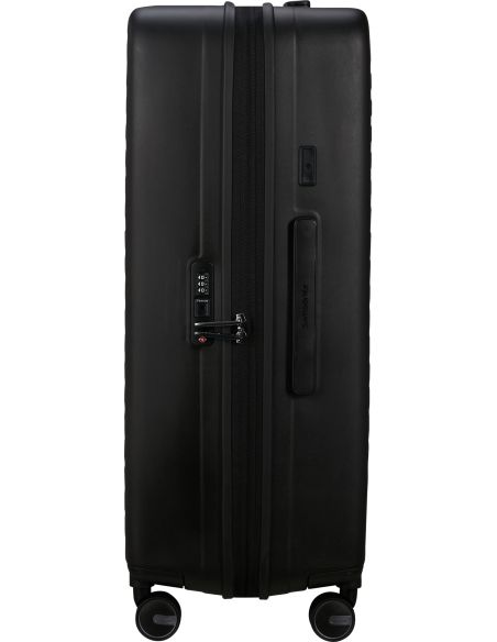 Valise Samsonite Restackd 75 cm Noir, vue de profil