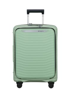 Valise cabine extensible avec poche PC 55 cm Samsonite Upscape Soft Sage, référence 150700-A807