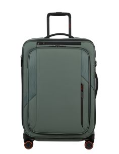 Samsonite GLAZED • Valise 4 roues extensible 67cm - Sage Green / Vert Sauge