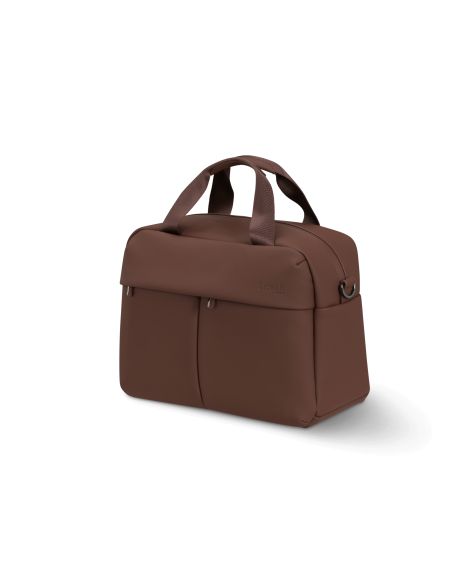 Sac Carryall Lipault Lost in Berlin Spiced Mocha, vue de trois quarts