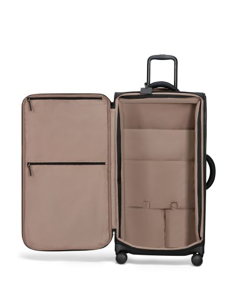 Valise Trunk 79 cm Lipault Lost in Berlin Noir, intérieur sans étagères