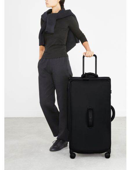Valise Trunk 79 cm Lipault Lost in Berlin Noir, valise tirée à la main