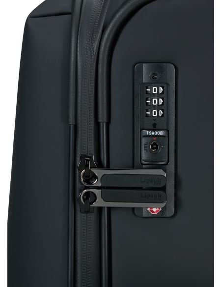 Valise Trunk 79 cm Lipault Lost in Berlin Noir, serrure à combinaison