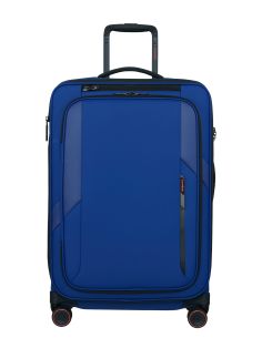 Samsonite GLAZED • Valise 4 roues extensible 67cm - Electric Blue - Bleu Electrique