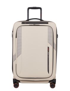 Samsonite GLAZED • Valise 4 roues extensible 67cm - Grès / Beige