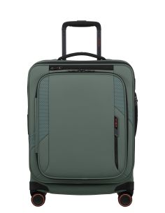 Samsonite GLAZED • Valise cabine 4 roues extensible 55cm - Sage Green / Vert