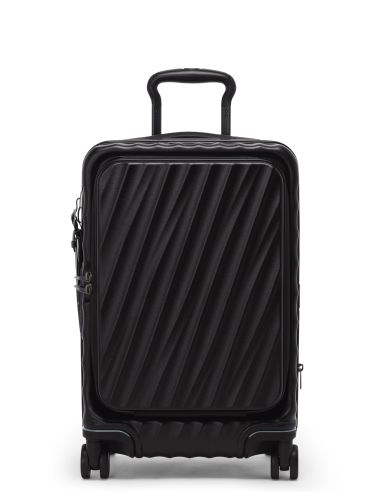 Valise cabine extensible 55 cm TUMI 19 Degree Front Access Black Texture, référence 158990-6153