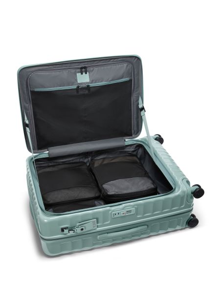 Valise soute extensible 76 cm TUMI 19 Degree Front Access Thyme, intérieur ouvert avec panneau de séparation