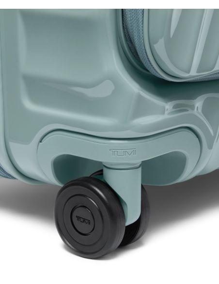 Valise soute extensible 76 cm TUMI 19 Degree Front Access Thyme, détail d’une roue double et de son logement