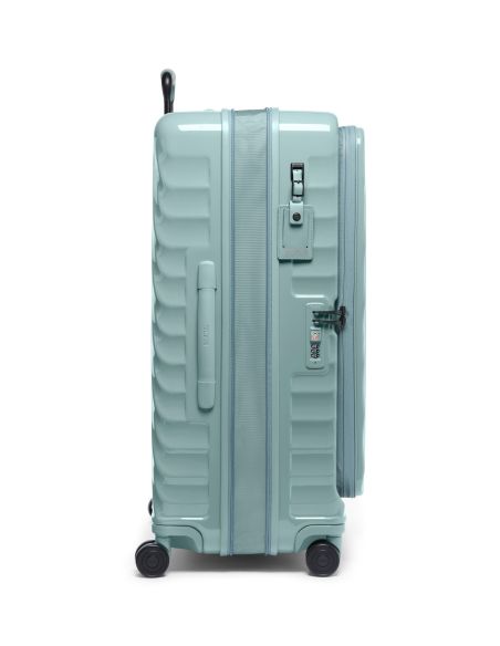 Valise soute extensible 76 cm TUMI 19 Degree Front Access Thyme, vue de profil