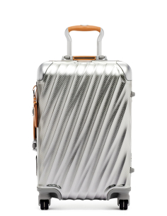 Valise cabine International 56 cm TUMI 19 Degree Aluminium texturé Texture Silver, référence 124851-6908