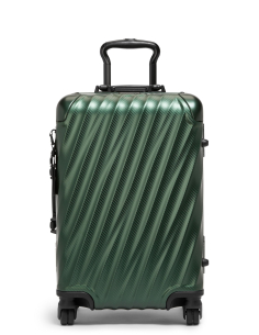 Valise cabine International 56 cm TUMI 19 Degree Aluminium texturé Texture Forest Green, référence 124851-A322