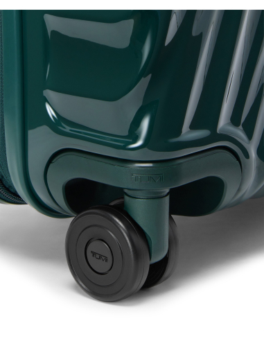 Valise cabine large extensible Continental 55 cm TUMI 19 Degree Hunter Green, détail des roues doubles