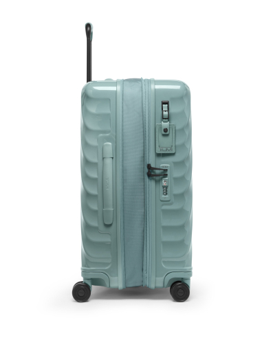 Valise soute extensible Medium 66 cm TUMI 19 Degree Thyme, vue de profil et fermeture zippée
