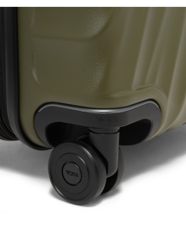 Valise cabine extensible International 55 cm TUMI 19 Degree Texture Olive Texture, détail des roues doubles