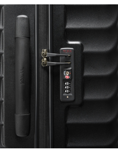 Valise soute XXL 85 cm TUMI 19 Degree Texture Black Texture, détail de la serrure TSA