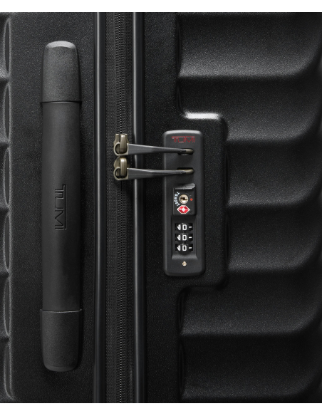 Valise soute XXL 85 cm TUMI 19 Degree Texture Black Texture, détail de la serrure TSA