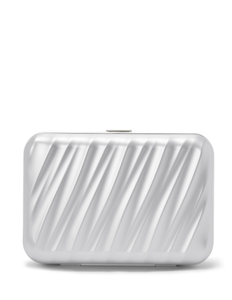 Étui à cigares TUMI 19 Degree Aluminium Silver, coque fermée vue arrière