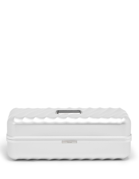 Boîte à montres voyage TUMI 19 Degree Aluminium Silver, boîte fermée vue arrière