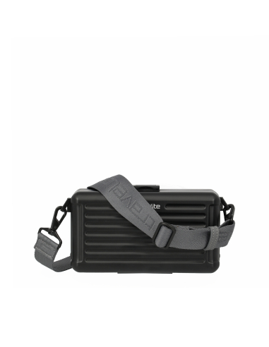 Sac à bandoulière aluminium Travelite Next Noir, référence 079804-01