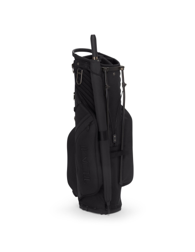 Sac de golf trépied TUMI Alpha Black, vue arrière avec support replié