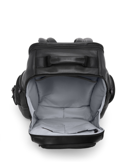 Sac à dos Brief Pack® TUMI Alpha Black, compartiment ordinateur ouvert