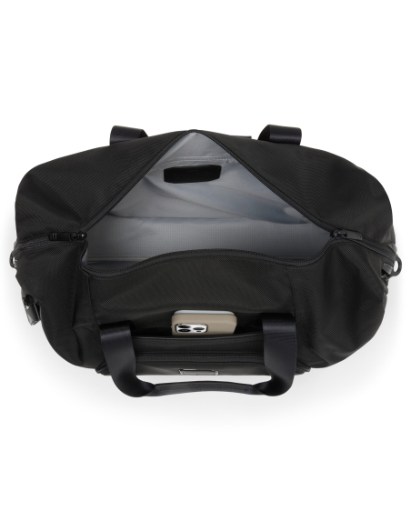 Sac de voyage à double extension 29 cm TUMI Alpha Black, compartiment principal ouvert