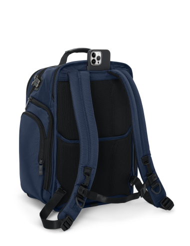 Sac à dos Packing TUMI Alpha Navy, vue arrière avec poche téléphone
