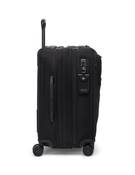 Valise cabine large extensible 55cm TUMI Alpha Black, vue de profil avec extension