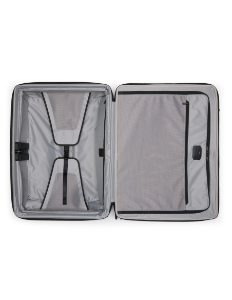 Valise soute XL extensible 78,5cm TUMI Alpha Black, ouverture à plat et rangements intérieurs