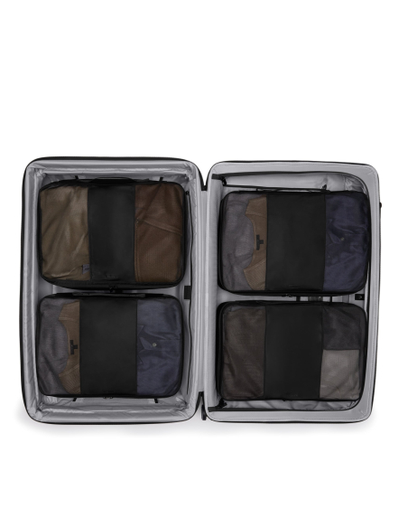 Valise soute XXL extensible 86,5cm TUMI Alpha Black, intérieur ouvert et séparation en filet