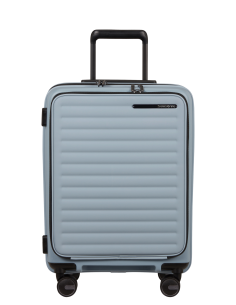 Valise cabine extensible avec poche PC 55 cm Samsonite Restackd Fog Blue, référence 150703-9844
