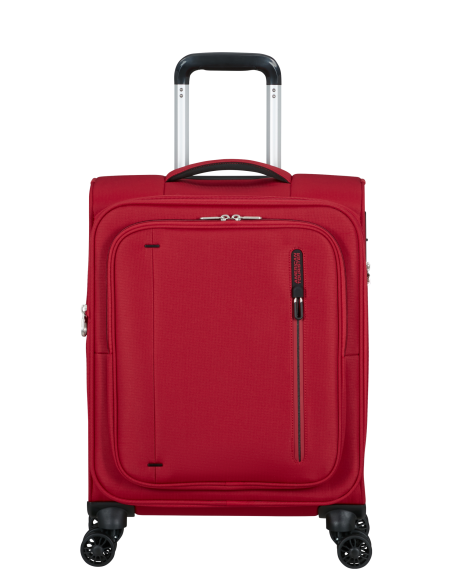 Valise cabine extensible 55 cm American Tourister Cloudrider Astral Red, référence 157365-0424