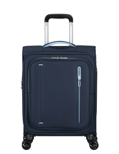 Valise cabine extensible 55 cm American Tourister Cloudrider Sky Navy, référence 157365-9486