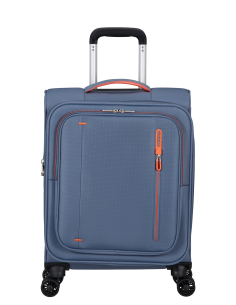 Valise cabine extensible 55 cm American Tourister Cloudrider Stone Blue, référence 157365-E612