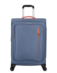 Valise soute extensible 67 cm American Tourister Cloudrider Stone Blue, référence 157366-E612