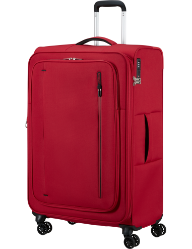Valise soute extensible 78,5 cm American Tourister Cloudrider Astral Red, vue de trois quarts