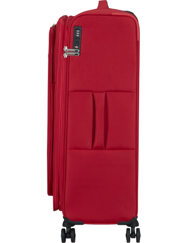 Valise soute extensible 78,5 cm American Tourister Cloudrider Astral Red, vue de profil