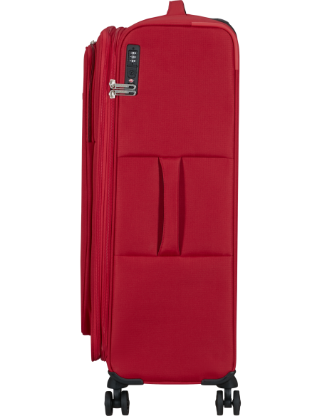 Valise soute extensible 78,5 cm American Tourister Cloudrider Astral Red, vue de profil