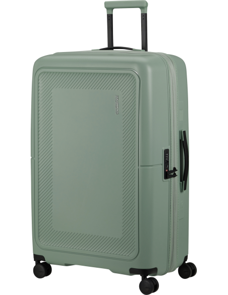 Valise soute extensible 77 cm American Tourister DashPop Iceberg Green, vue de trois quarts