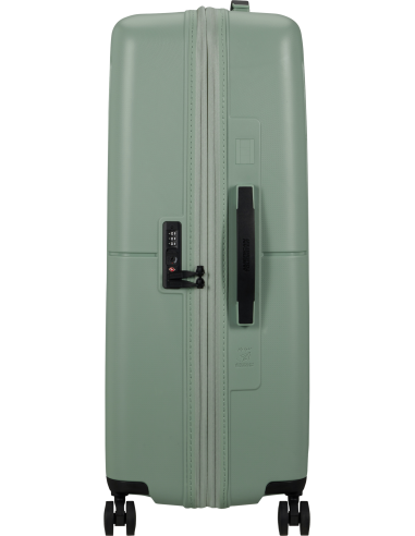 Valise soute extensible 77 cm American Tourister DashPop Iceberg Green, vue de profil